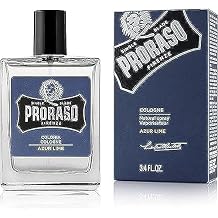 Proraso Azur Lime Cologne - Masculine Fresh Citrus Eau de Cologne - Mint, Lemon, Orange & Musk Fragrance for Men - 3.4oz