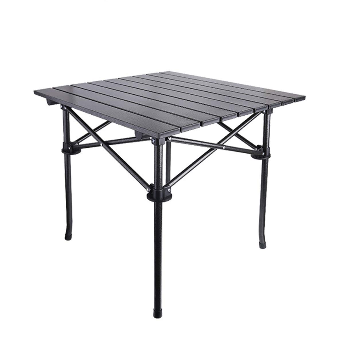 Klappbarer Campingtisch und Air-Set, Bea Air Höhenverstellbarer Tisch und Air-Set Tragbarer Schreibtisch aus Aluminium (mit 4 Sitzen), für Picknicktisch und Air-Set im Freien, Campingausrüst