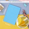 Cayxenful Lined Sticky Notes 4x6, 8 Pads, Sticky Notes with Lines Self-Stick Note Pads, Large Sticky Notes 8 Bright Colours, Perfect for Office Home School Desk Accessories, 40 Sheets/pad