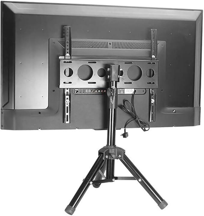 Soporte para TV de piso con base, 12-43 pulgadas, giratorio 360° miniatura 2