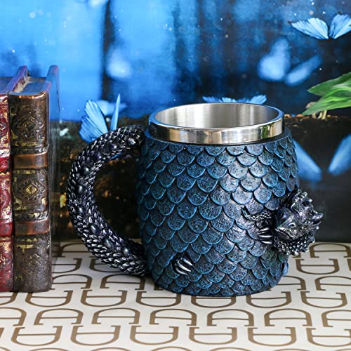 Got Dragon Egg Coffee Mug - Medieval D&D Beer Stein Tankard - 14Oz Stainless Drinking Mug For Dragon Lovers Collector - Novelty Gothic Dungeons And Dragons Gift Bar Party Drinkware Decorations #TOP5
