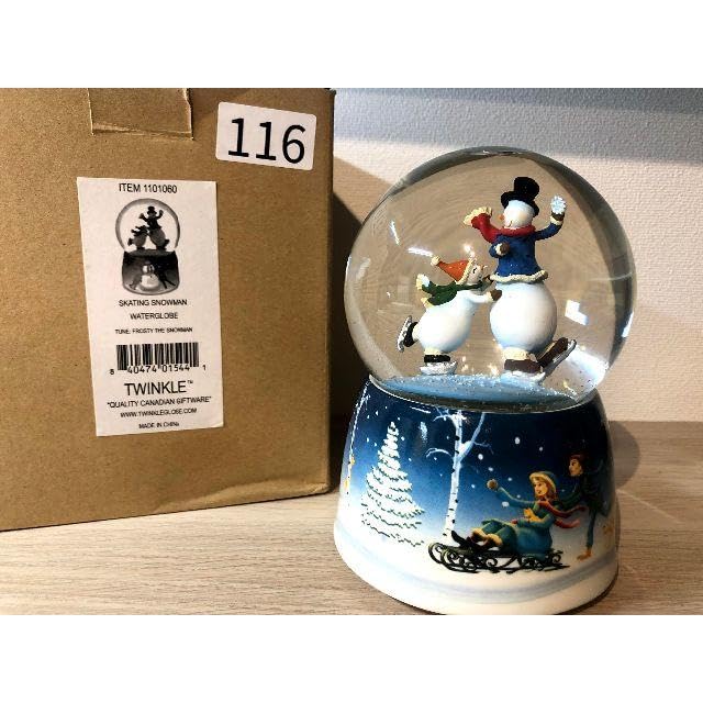 スノードーム│twinkle社製│スノーマンと踊ろう（廃盤レア）│116 Amazon.