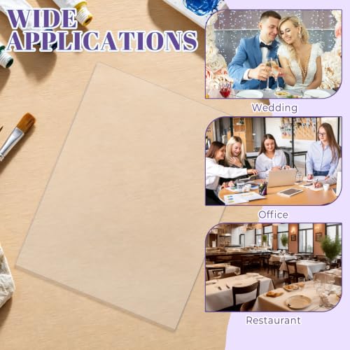 Image of TKOnline 7 PCS Plexiglass Sheets, 11 inch x 14 inch x 0.02 Clear PET Sheet Panels, Clear Acrylic Plastic Sheet for Picture Frame, Invitations, Poster Frames Plastic Board
