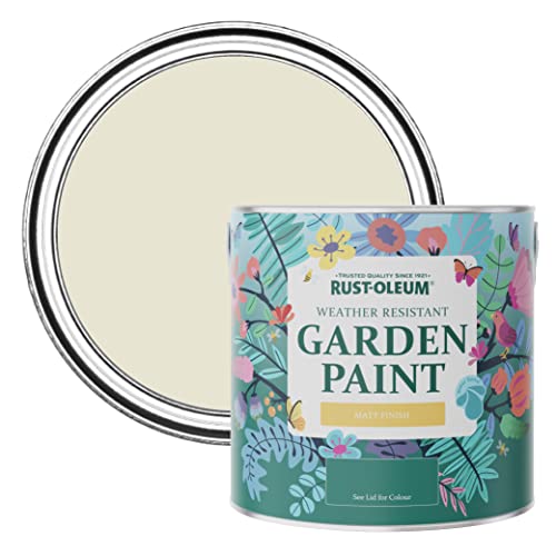 Rust-Oleum Beige Mould-Resistant Garden Paint In Matt Finish - Oyster 2.5L