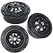 2 Pairs of Gravity 600C 6.5-Inch 2-Way Car Audio Component Speakers System 6-1/2 Inches (4 Bass, 4 Tweeters, 4 Crossovers)