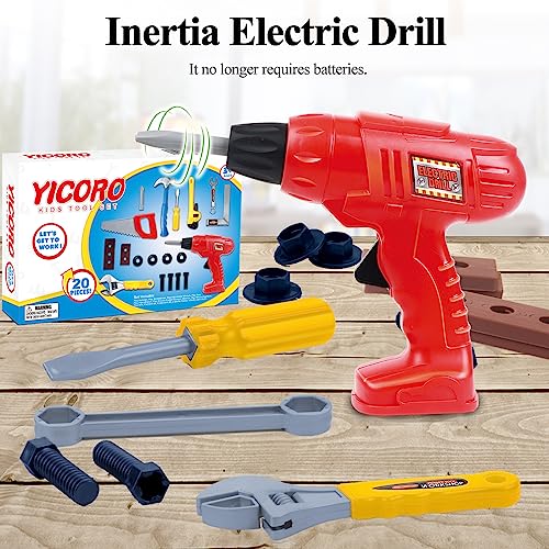 Yicoro 20616 Kids Tool Set – 20 Pcs Toddler Tool Set thumb #2