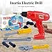 YICORO Kids Tool Set 20 PCS Toddler Tool Set with Toy Drill, Pretend Play Kids Toys for Ages 3,4,5,6,7,8 Years Old, Boy Toys, Girl Toys
