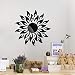 Yolistar 27 Pcs Flor del Sol Pegatinas Decorativas Pared Negro, Pegatinas de...