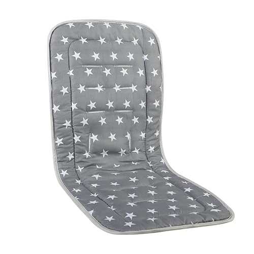 Miniatura 5 de Cojín de asiento de cochecito transpirable para cochecito de bebé, cojín universal para cochecito de bebé, cojín reversible para cochecito