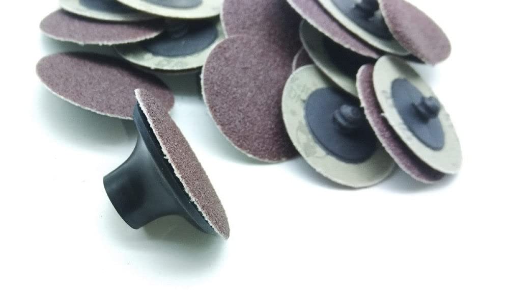 50 Stück 50 mm Schleifscheibe für Roloc Polierpadplatte 2 Quot; Schleifpapier Scheibe Schleifscheibe Schleifwerkzeuge 36-320#, 180#