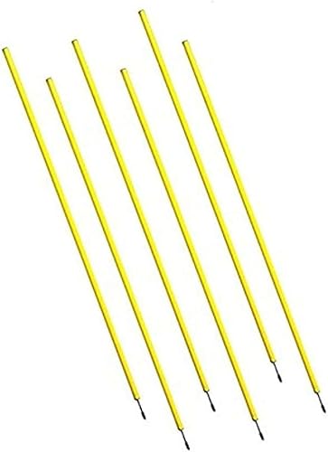 Miniatura 8 de Bluedot Trading Bastones de entrenamiento de agilidad de fútbol, fijos o ajustables (juego de 4, 6, 8 piezas)