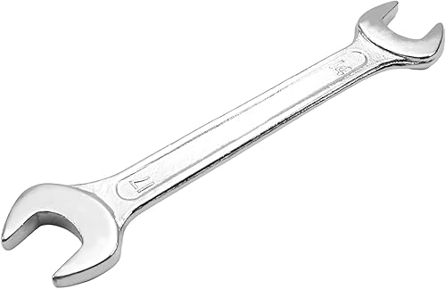 Utoolmart Llave doble de extremo abierto, llave métrica de 6.496 in de longitud, herramienta de reparación de llaves de 0.551 in x 0.669 in, acero