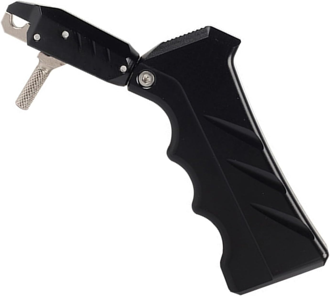 4-Finger Grip Release for Bows, Dual-Use Archery Accessory with Auto-Closing Jaws, Adjustable Release Aid for Hunting and Target Shooting