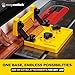 Magswitch Woodworking Tools Starter Kit and Accessories, with Featherboard, Mounting Push Block, and Welding Magnetic Base Clamp Holder for Table Saw Jig, Router Table, Jointer and Band Saw, Yellow