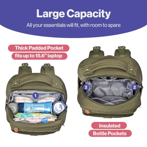 Babbleroo FETEGT519 Diaper Bag Backpack, Travel Backpack thumb #1