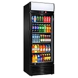 Porta in vetro a doppio vetro: la porta a battente in doppi vetri garantisce la massima visibilità mantenendo le bevande a una temperatura fresca, ideale per una conservazione ottimale.