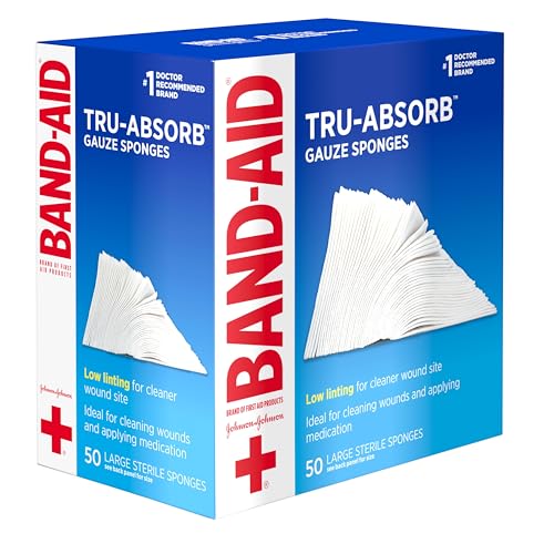 image for Band-Aid Band Aid Brand First Aid Products Tru-Absorb Sterile Gauze Sp