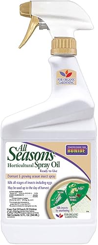 Bonide Aceite en Aerosol Hortícola y Latente para Todas las Estaciones, 32 oz Aerosol Listo para Usar, Prevención de Enfermedades y Eliminador de