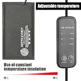 DONGKER Mata grzewcza dla gadów, USB 5 V, mata grzewcza, do terrarium, temperatura terrarium, płazy, mata dla zwierząt domowych, mata do terrarium węży, jaszczurek, żab
