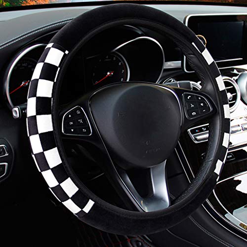 ZaCoo Sports Style Soft Plush Car Steering Wheel Covers Universal