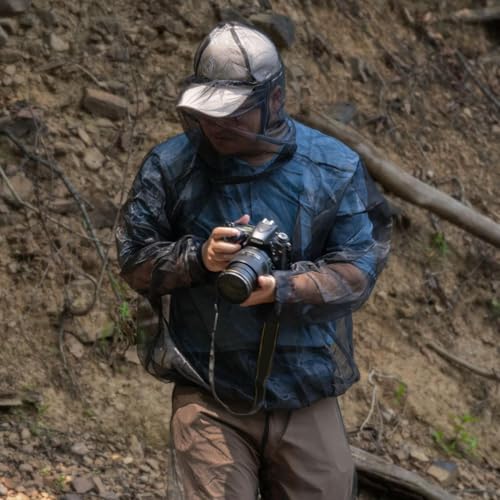 Chaqueta antimosquitos flexible para evitar picaduras de insectos en rutas de senderismo y montaña 7