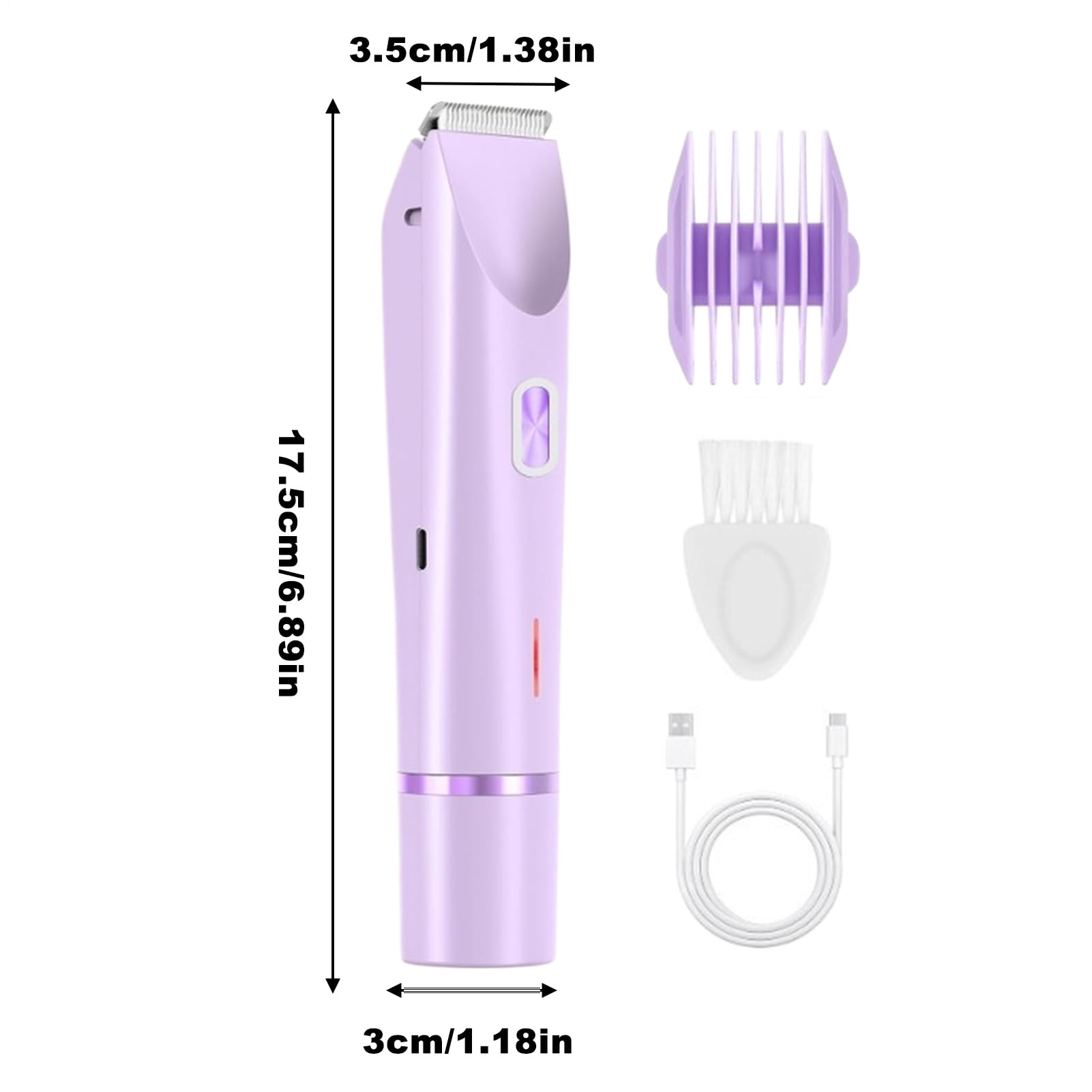 Tondeuse de bikini pour femme, élimination des têtes doubles, rasoirs électriques de 400 mAh pour les jambes de femme - Pour le corps, la peau, les jambes, les aisselles, la beauté et le