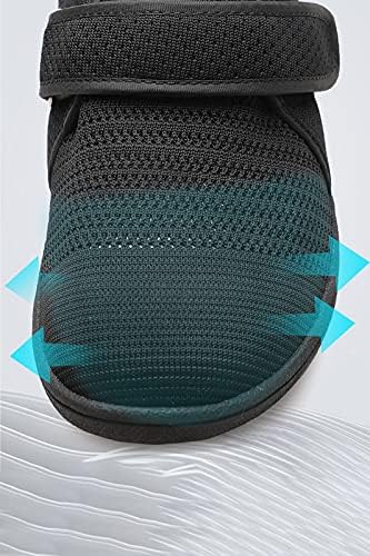 Miniatura 4 de Diabetic Shoes for Women Width X-Wide Shoe for Elderly Women Wide Shoes for Women Walking Shoes Adjustable Closure Breathable Lightweight Non Slip