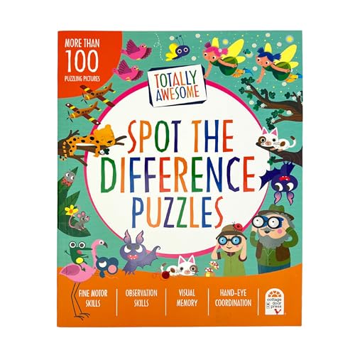 Totally Awesome Spot the Difference - Spot the Difference Puzzles and Other Fun Activities