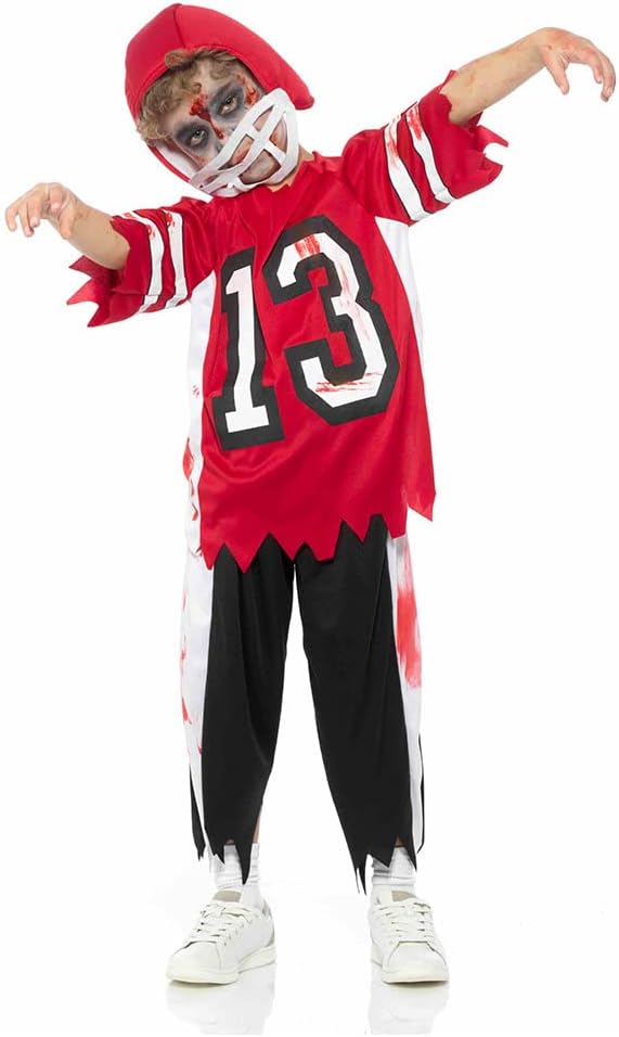 Mad Toys Zombie Footballer Kids Red, Medium 5-6 Years, 84597M