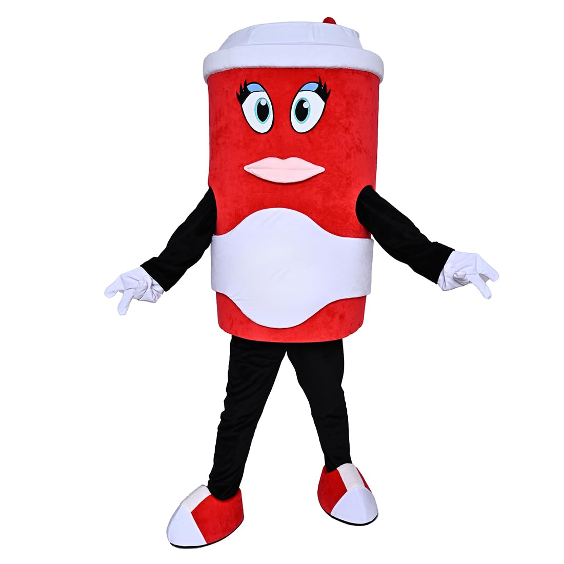 Coffee Cup Mascot Costume Adult Cosplay Marketing Planning Cartoon