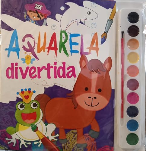Aquarela divertida – roxo: