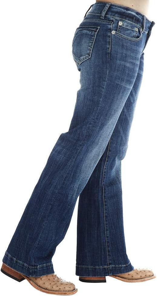 Stetson Women's 214 Trouser Jeans Blue 12 LNG