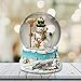 The San Francisco Music Box Gary Patterson Happy Holidays Snowman Snow Globe