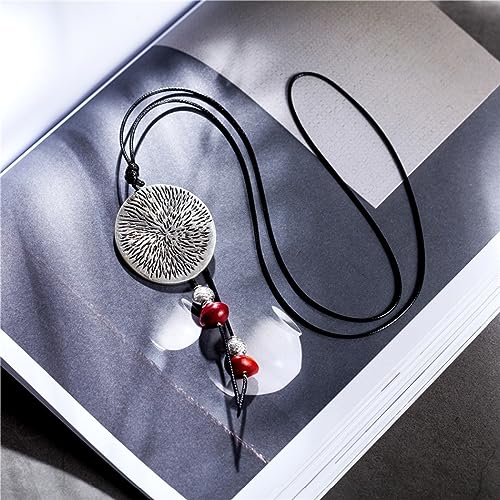 Colliers et pendentifs déclaration à chaîne en corde texturée - 4