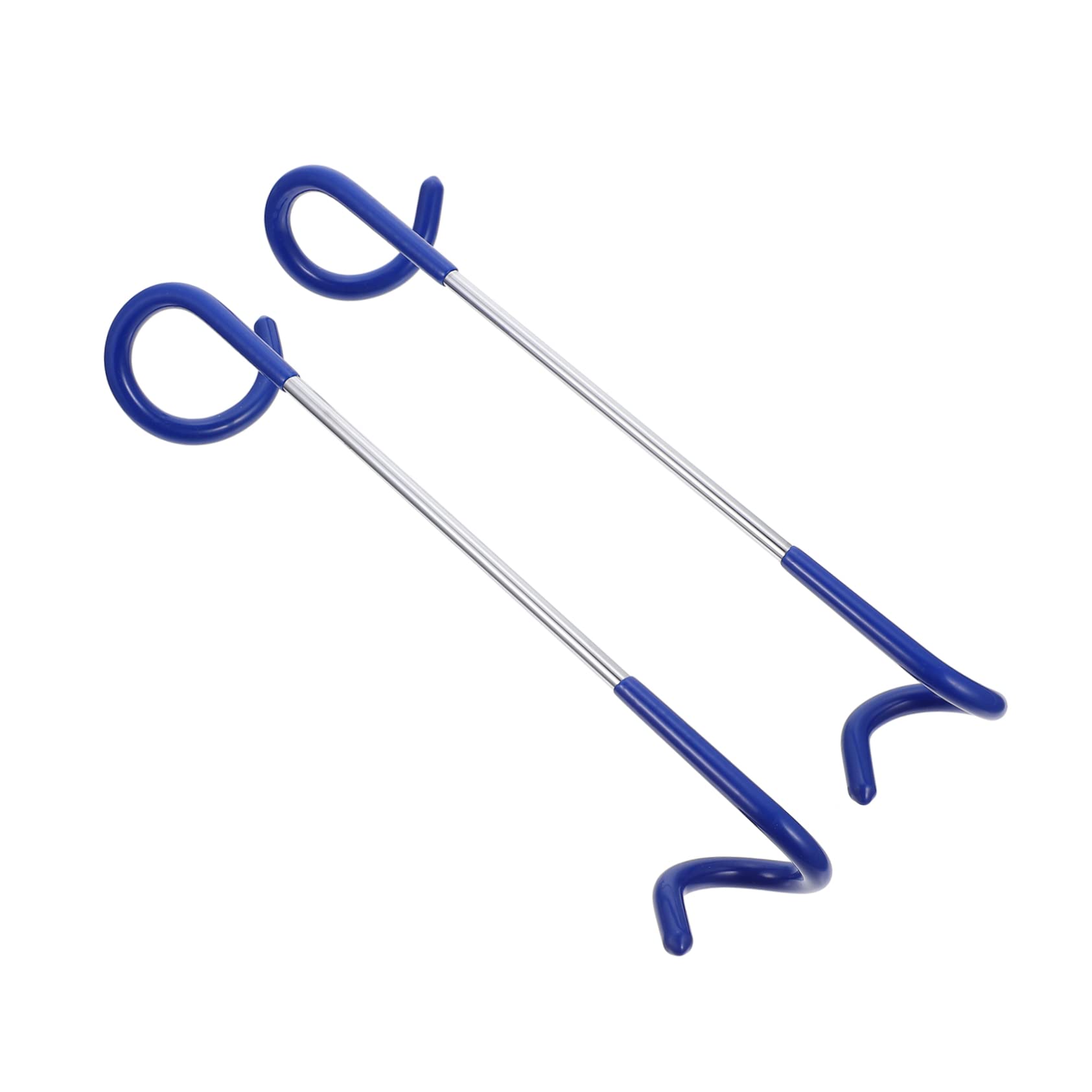 Sosoport 2Pcs Pole Hooks for Outdoor Lanterns Multifunctional Camping Light Hangers with Non Slip Design Easy Install Fits Poles Up for Camping Hiking and More Random Color