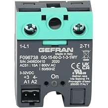 Gefran GQ-15-60-D-1-3 Solid State Relay 15A 600VAC Panel Mount
