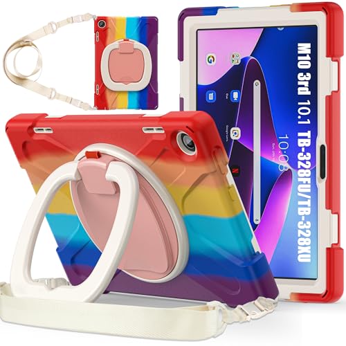 Coque Lenovo Tab M10 HD 3ème Gen Antichoc Blindée Anti-Chute avec Support