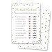24 Cnt He Said She Said Game Cards (Faux Gold Glitter on White)
