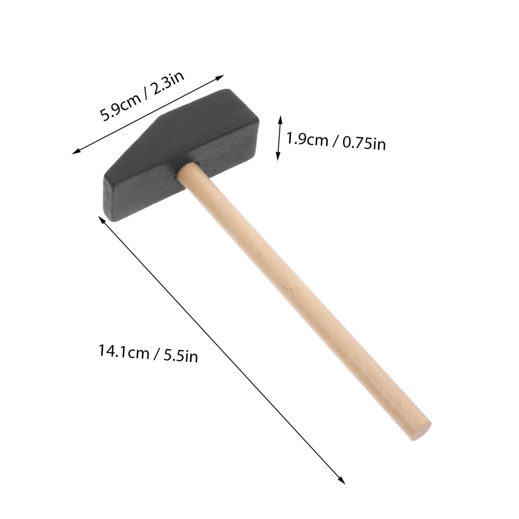 KESYOO 5Pcs Mini Wooden Hammers for Safe and Fun Hammer for Creative Play and Building Blocks Hammering for Boys