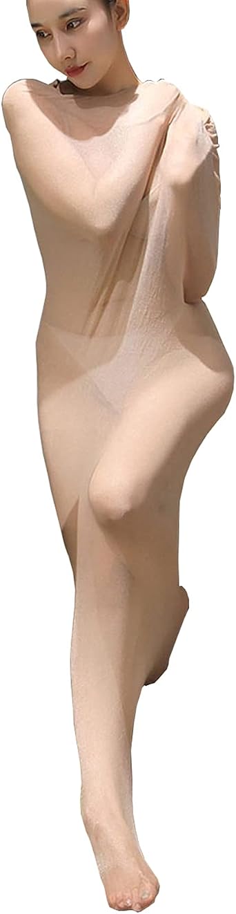 leesuo Unisex Women Men Sexy Plus Size Bodystocking High Elastic Sleeping Bag for Full Body