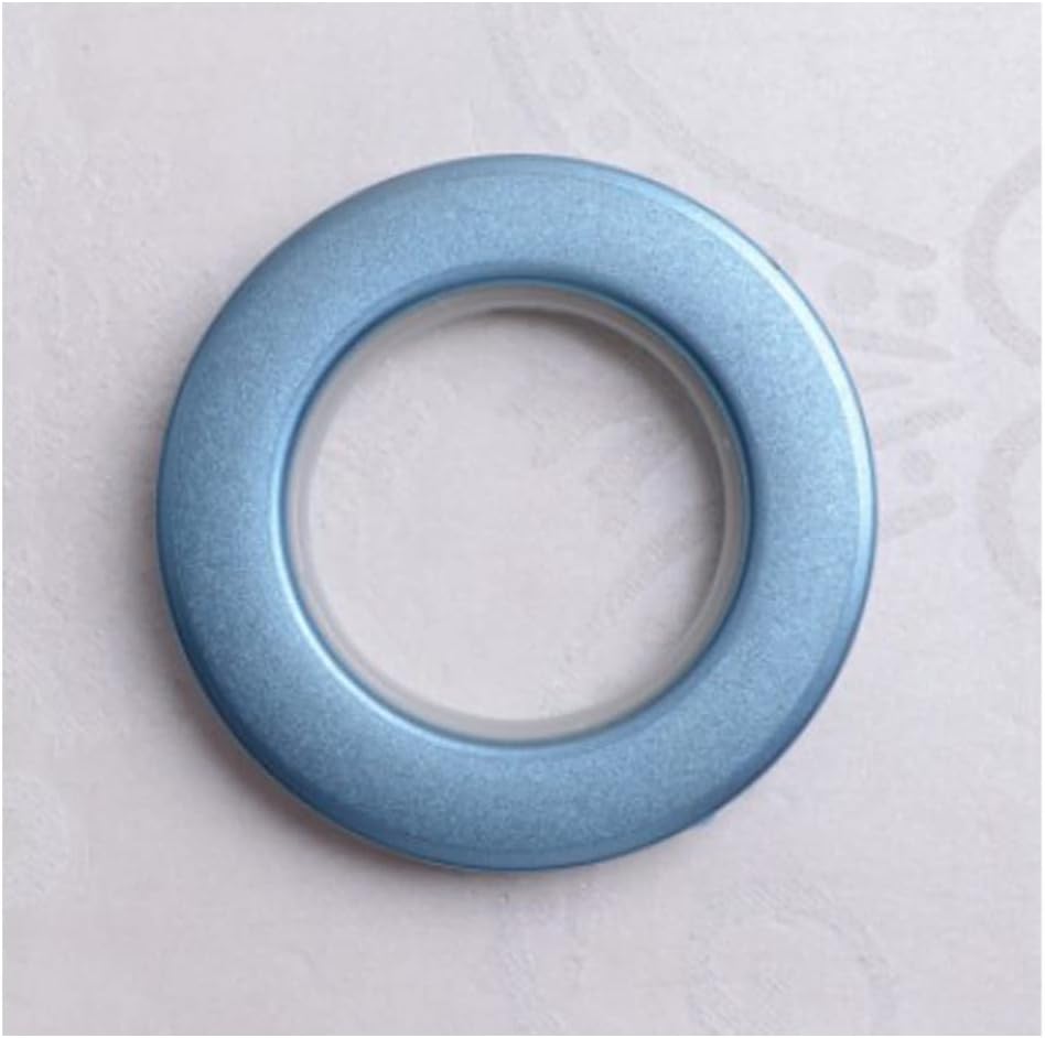 80pcs/Bag Curtain Accessories Ring Plastic Curtain Eyelets and Rings Clips Grommets for Curtains-White