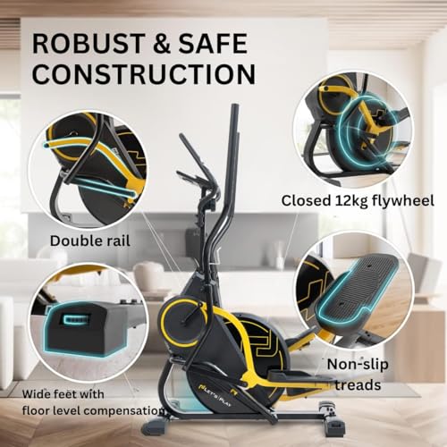 Image of Let's Play 3 in 1 Cross Stepper for Home | Climber, Cross Trainer and Stepper - Innovative Training Machine for Full Body Workout (3 in 1 Cross Trainer)