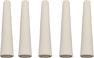 Cone Ceramic Sandblasting Nozzle Air Siphon Sandblasting Gun White Ceramic Nozzle （5 Piece）
