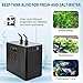 Wrobelax Aquarium Chiller 1/2 Hp,Fish Tank Chiller,Water Chiller,with Pump and Pipe for Hydroponics Home Saltwater Freshwater Axolotl Coral Jellyfish(Size:160L/42GAL,Color:220V)
