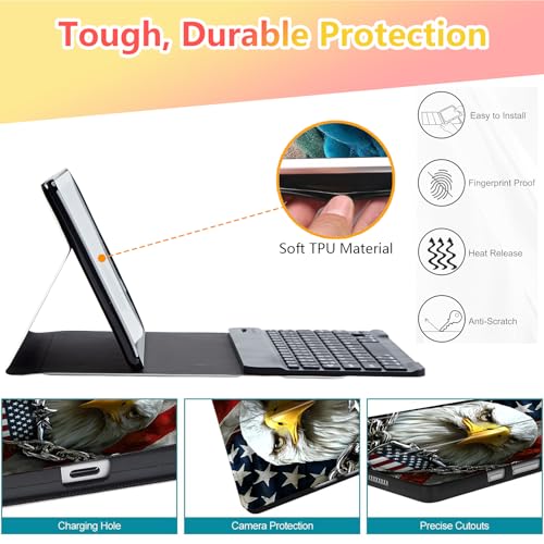 Étui clavier pour Kindle Fire HD 10 amovible Bluetooth - 3