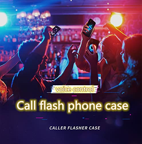 Led Light Iphone 12 Pro Max Case Colorful Glowing Tempered Glass Back Cover Bumper Shockproof，For Cool Women And Trendy Men，Iphone Luminous Case For，Call Music Flash，Send Tempered Film (Wolf) #TOP5