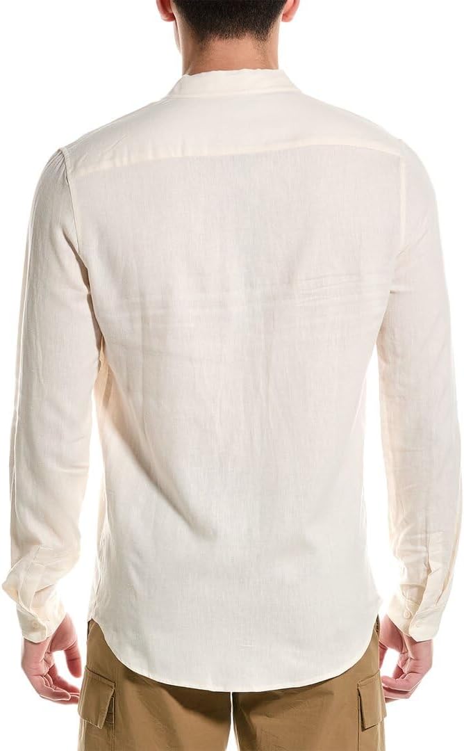 Onia Men's Standard Long Sleeve Linen Shirt - Image 2