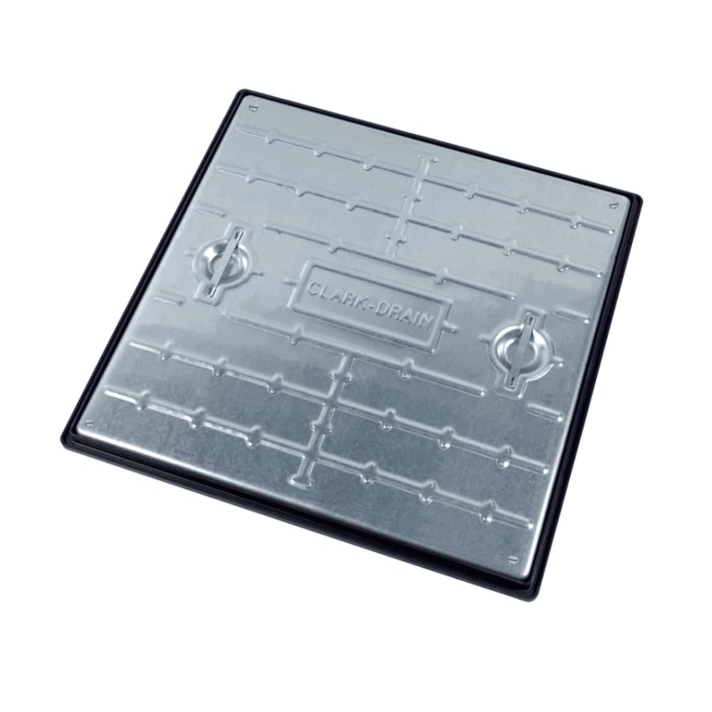 Clark Drain Galvanised Steel Clark-Drain Steel Manhole Cover 10 Tonne 450Mm X 450Mm