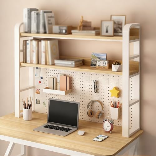 Étagère de bureau métallique contre l'encombrement des petits espaces