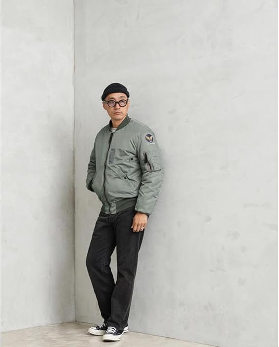 Amazon | [HOUSTON] 米軍 B-15B/C/D型 MOD フライトジャケット（5004C